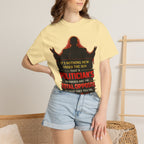 Political Quote T-Shirt — "A Politician's Promises Are the Total Opposite" Graphic Tee