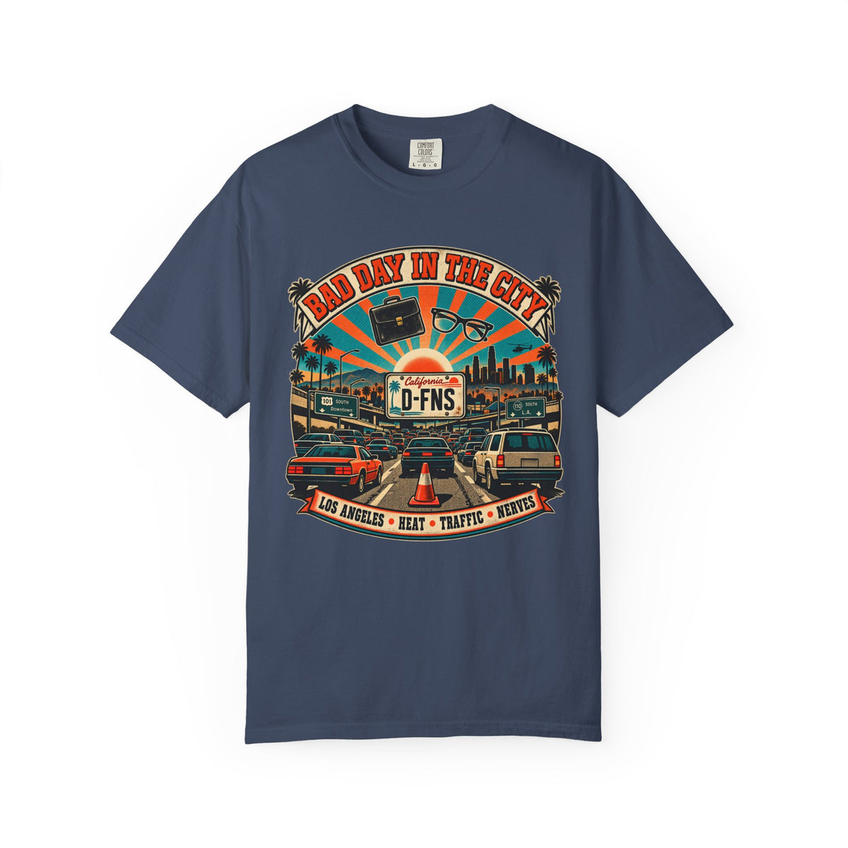 Bad Day in the City Los Angeles Graphic T-Shirt