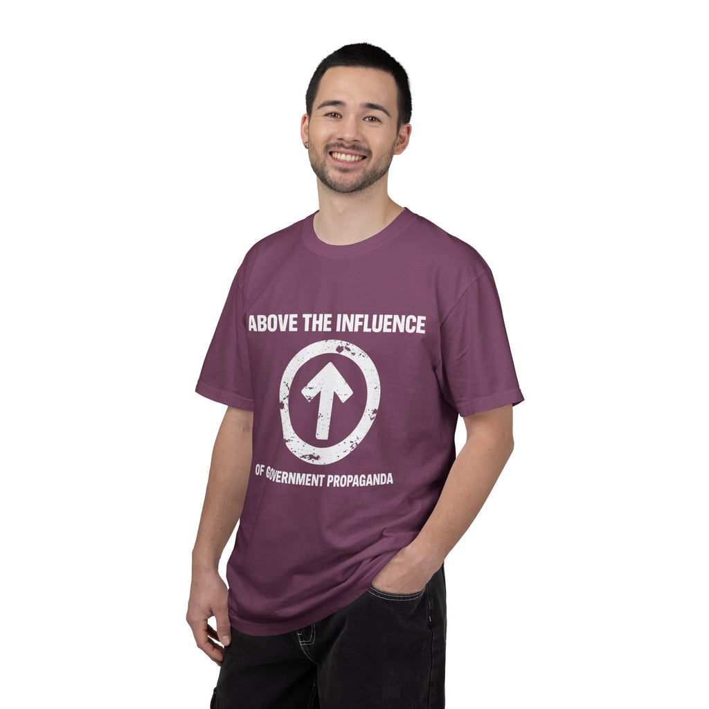 Above The Influence T-Shirt — Anti-Propaganda Graphic Tee