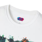 Cyberpunk Cityscape T‑Shirt — Neon Tokyo Skyline Graphic Tee