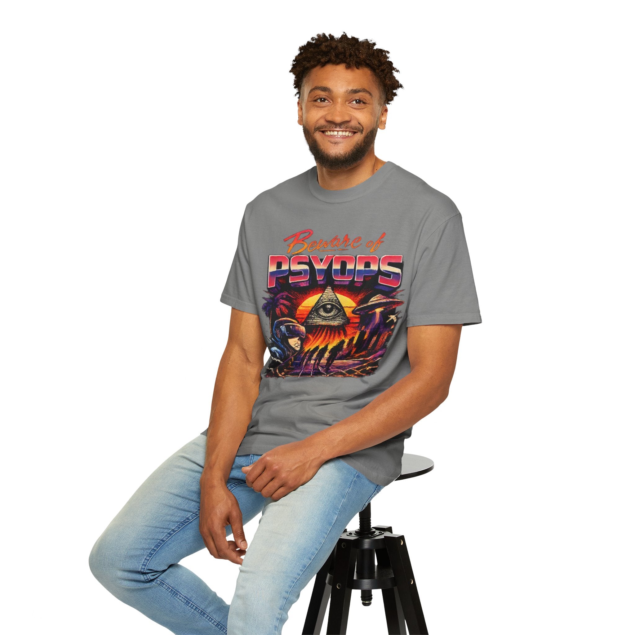 Beware of Psyops — Vintage Graphic T-Shirt