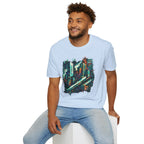 Cyberpunk Cityscape T‑Shirt — Neon Tokyo Skyline Graphic Tee