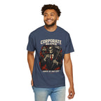 "Corporate Reaper" Skeleton Suit Graphic Tee