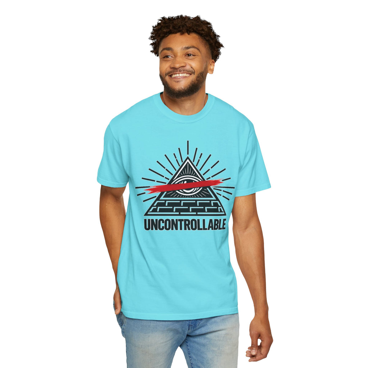Uncontrollable Pyramid Graphic T-Shirt