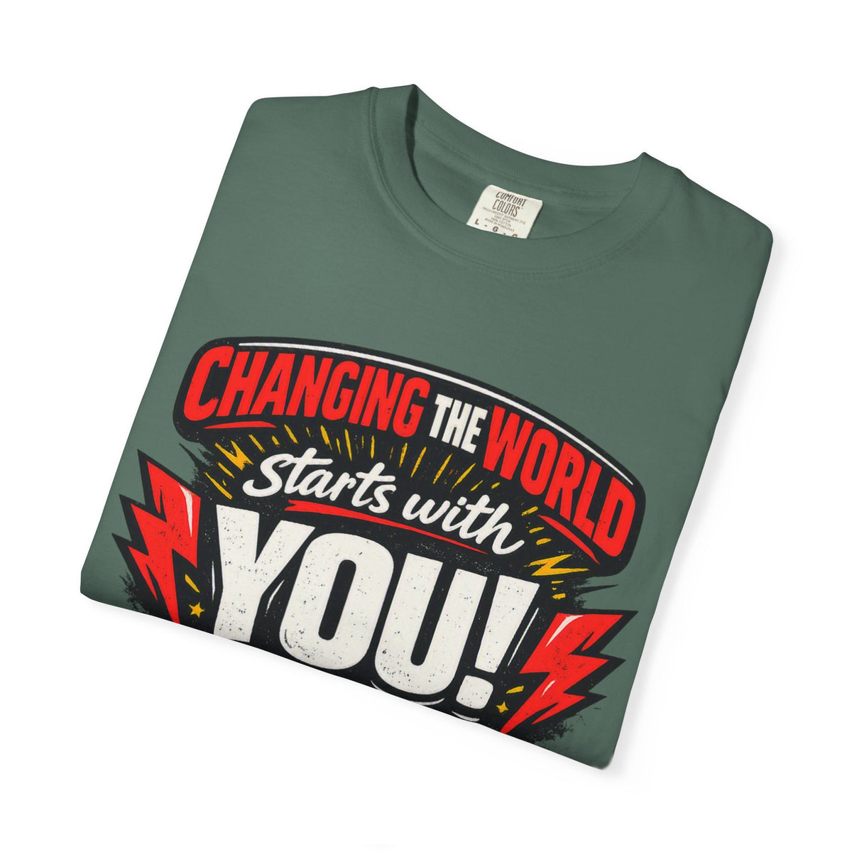 "Changing the World Starts with You" Motivational T-shirt