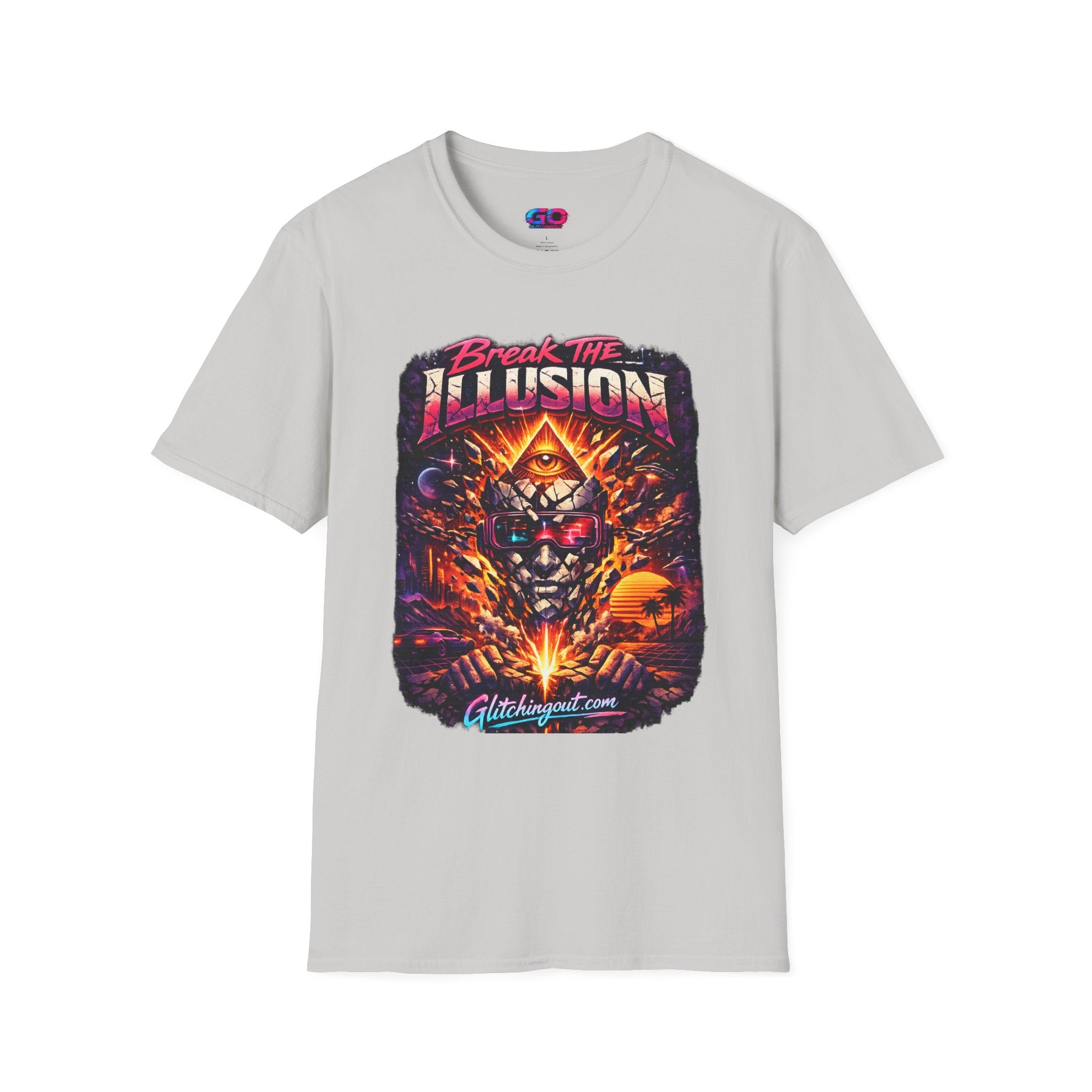 Break the Illusion Graphic T-Shirt — Psychedelic Tee
