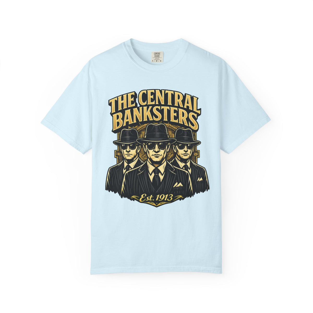 The Central Banksters Graphic T-Shirt — Retro Mobster Vintage Design