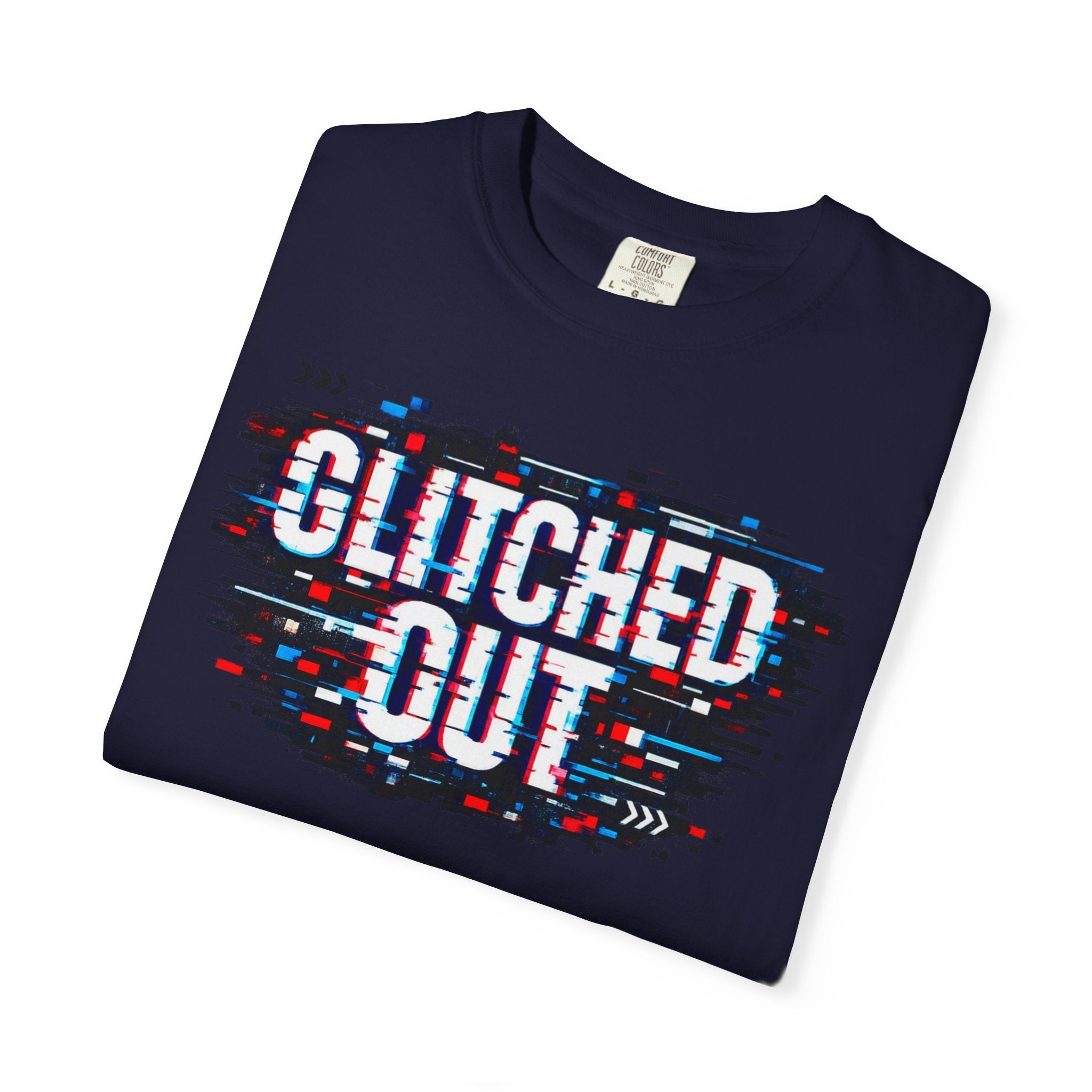 Glitched Out T-Shirt — Retro Glitch Graphic Tee