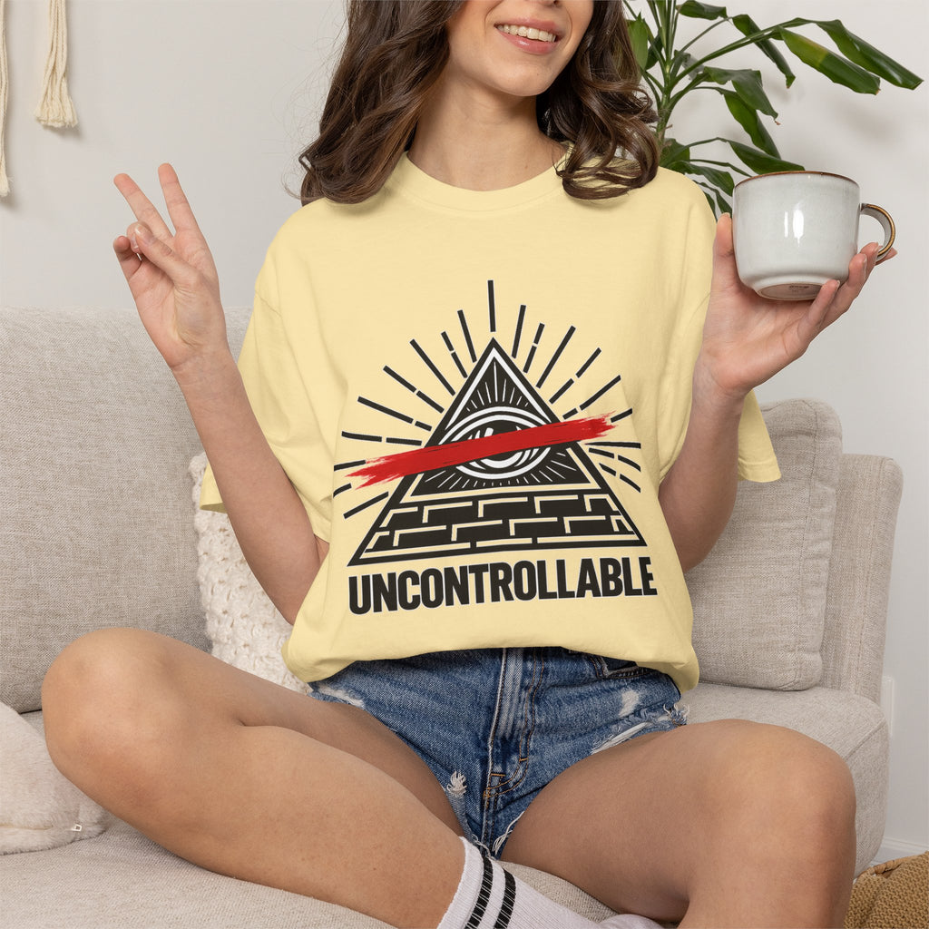 Uncontrollable Pyramid Graphic T-Shirt