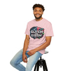 Glitch The System V3 Graphic Tee — Retro Cyberpunk Distressed Design