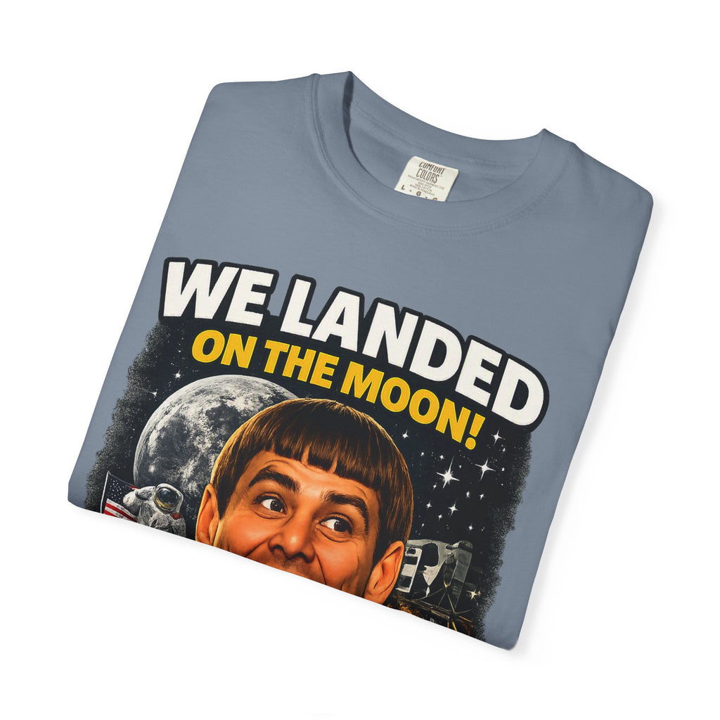 We Landed on the Moon! Or Did We?' Retro Comedy Space Graphic Tee