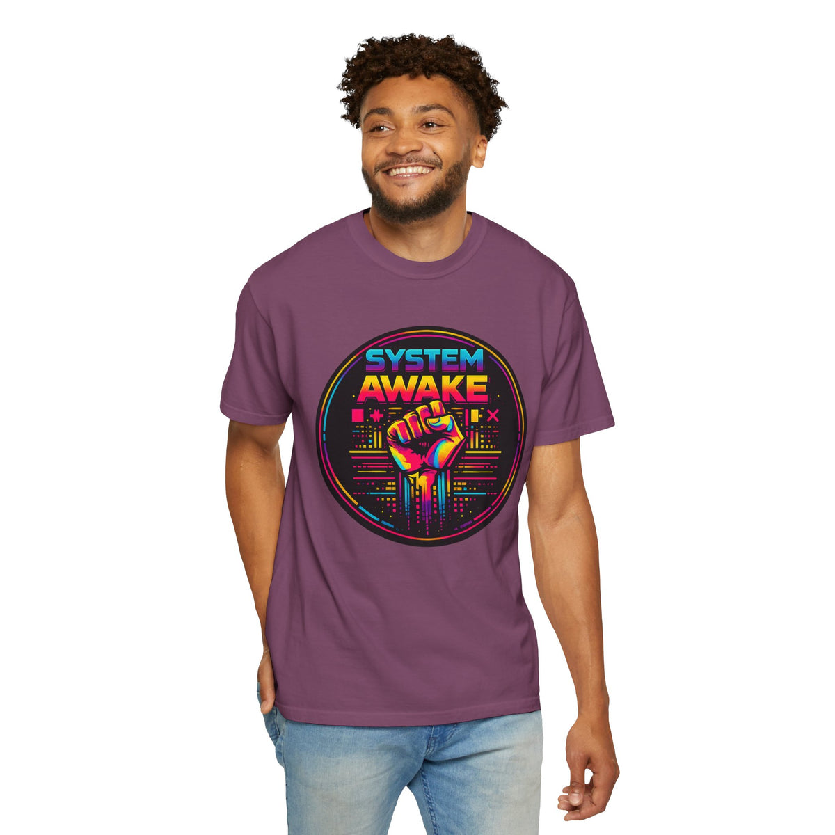 System Awake Retro Fist T-Shirt