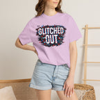Glitched Out T-Shirt — Retro Glitch Graphic Tee