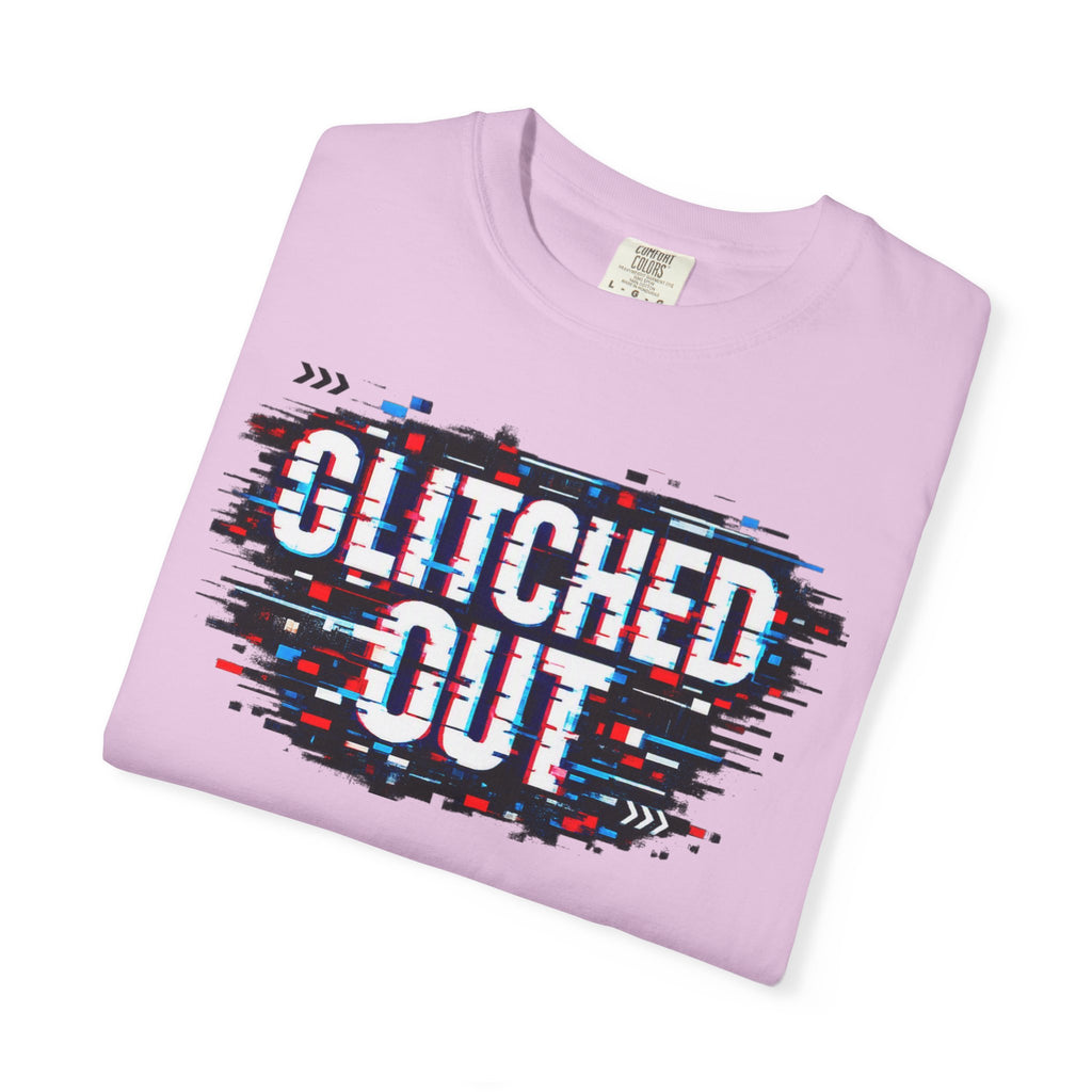 Glitched Out T-Shirt — Retro Glitch Graphic Tee