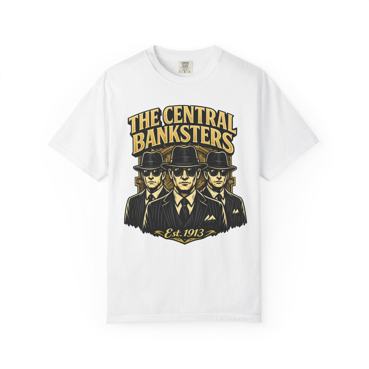 The Central Banksters Graphic T-Shirt — Retro Mobster Vintage Design