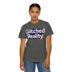 Glitched Reality T‑Shirt — Retro Glitch Graphic Tee with "Glitched Reality" Text