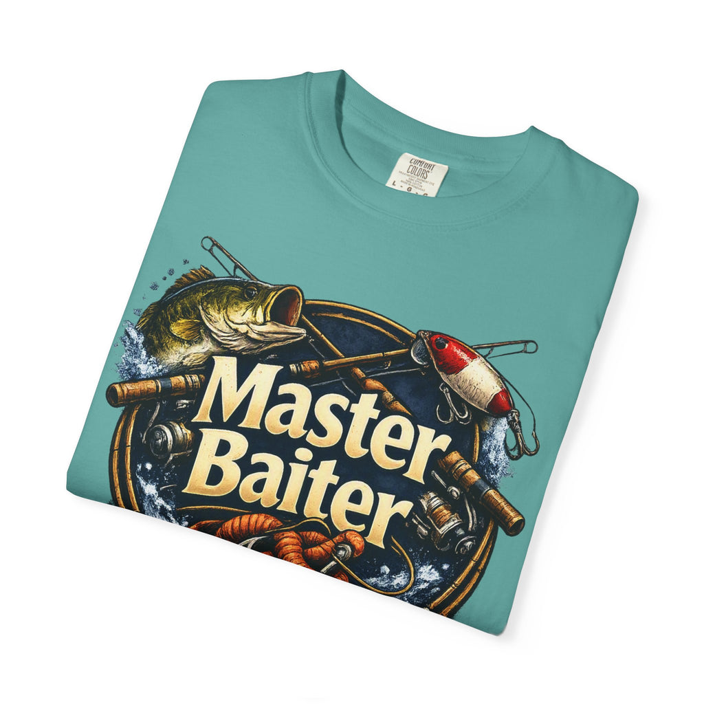 Master Baiter Fishing Satire T-Shirt — “The Bait Whisperer” Graphic Tee