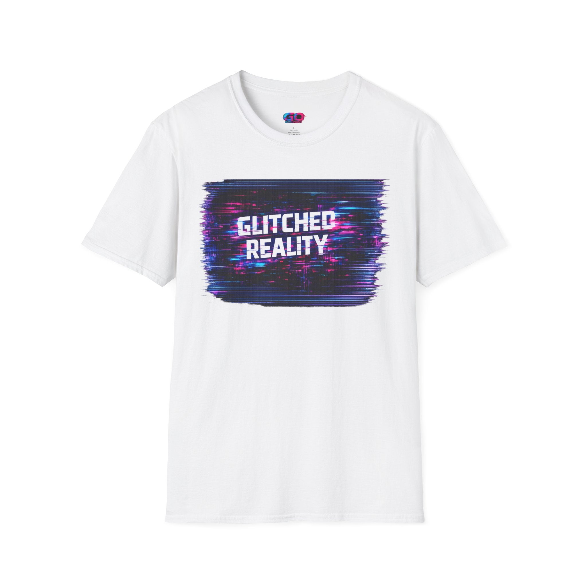 Glitched Reality V2 T‑Shirt — Retro Cyberpunk Digital Distortion Tee