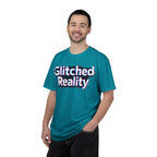 Glitched Reality T‑Shirt — Retro Glitch Graphic Tee with "Glitched Reality" Text