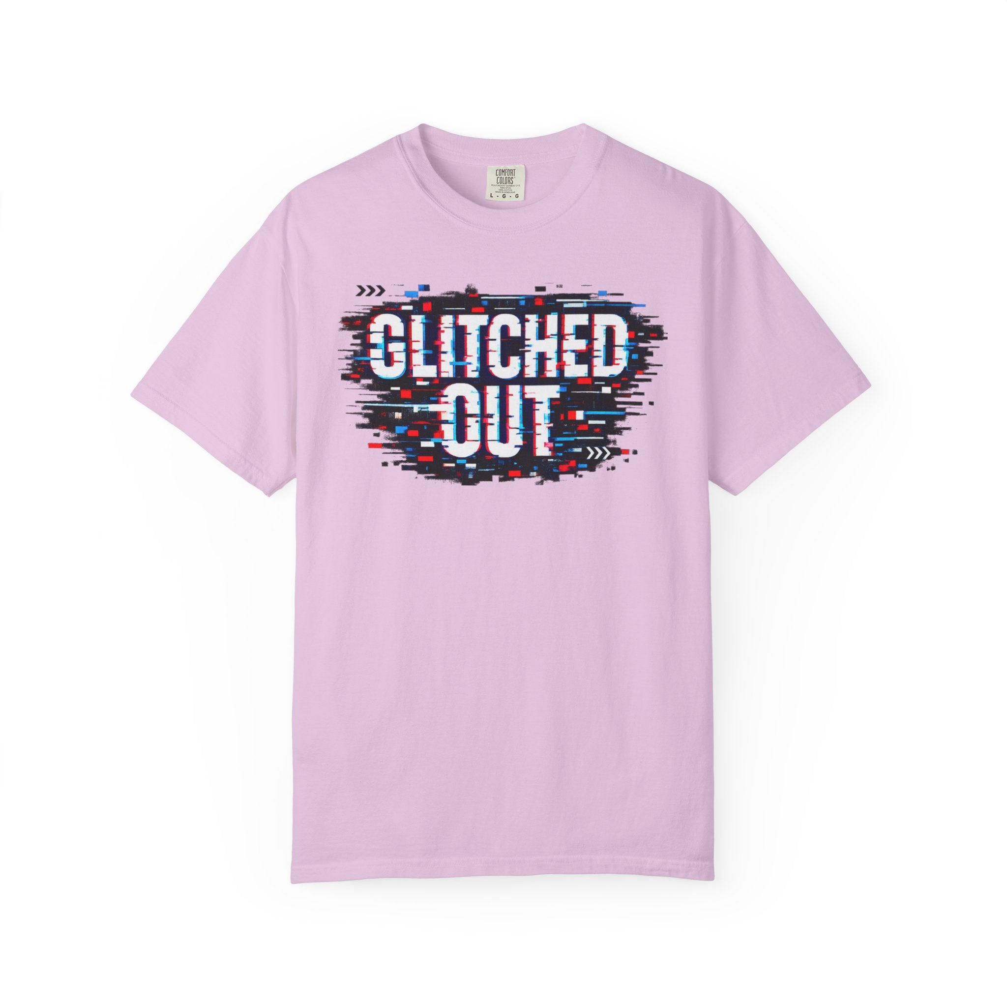 Glitched Out T-Shirt — Retro Glitch Graphic Tee