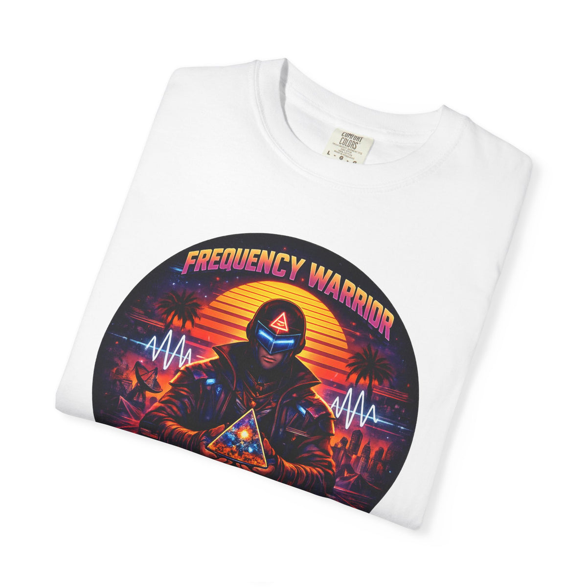 Frequency Warrior — Raise Your Vibration Graphic T-Shirt