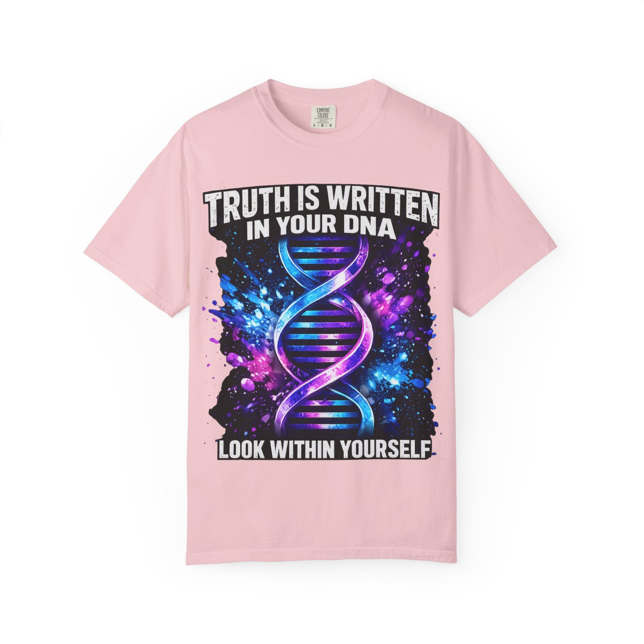 DNA Graphic T-Shirt — "Truth Is Written In Your DNA" Inspirational Science Tee