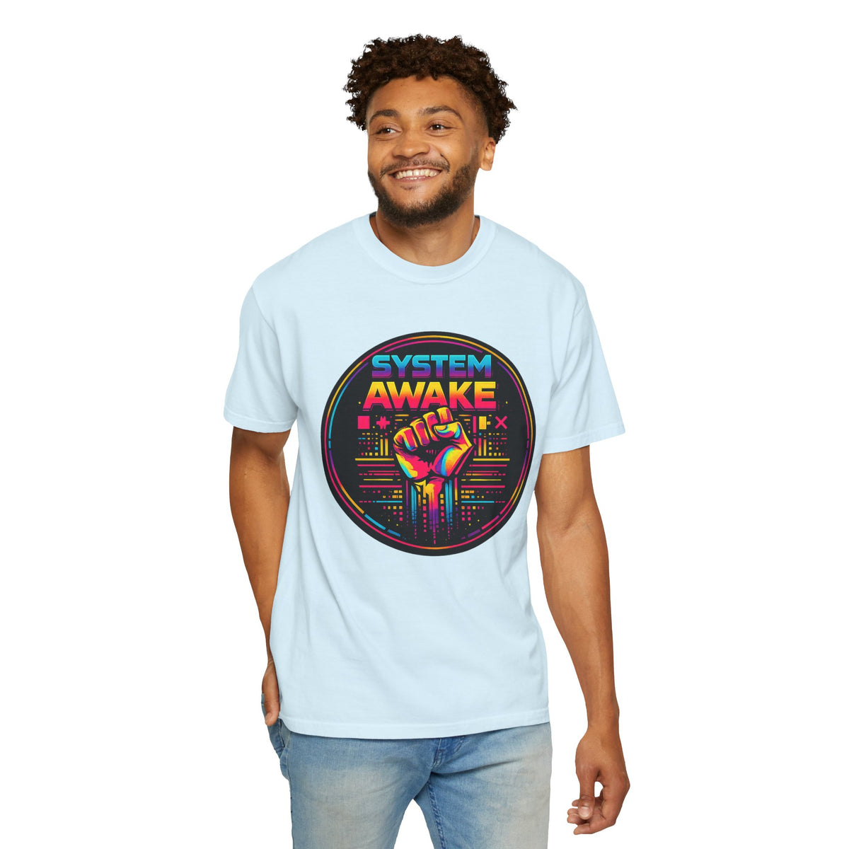 System Awake Retro Fist T-Shirt