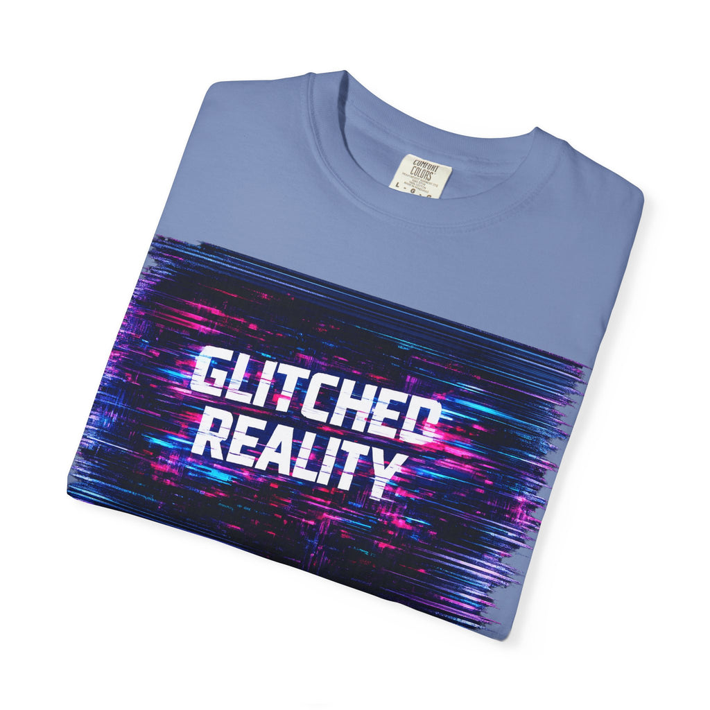 Glitched Reality V2 T‑Shirt — Retro Cyberpunk Digital Distortion Tee