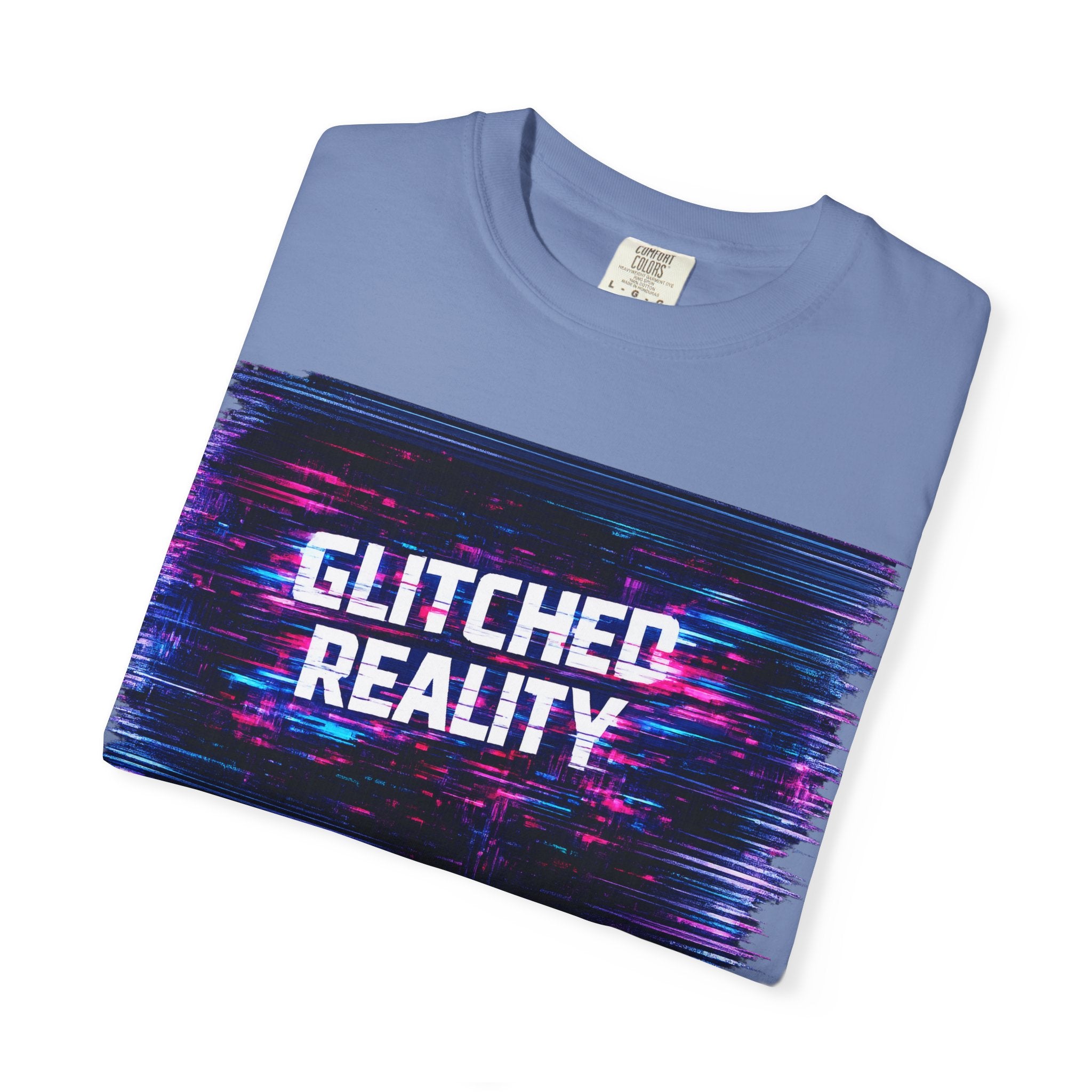 Glitched Reality V2 T‑Shirt — Retro Cyberpunk Digital Distortion Tee