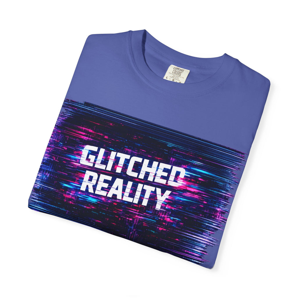 Glitched Reality V2 T‑Shirt — Retro Cyberpunk Digital Distortion Tee