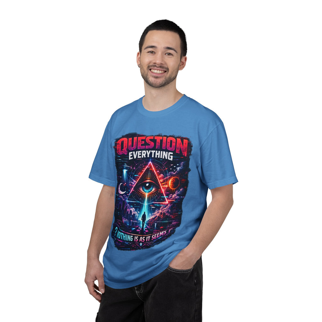 Question Everything T-Shirt — Mystical All-Seeing Eye Graphic Tee