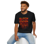Glitch the System V4 T-Shirt — Retro Circuit Tech Graphic Tee