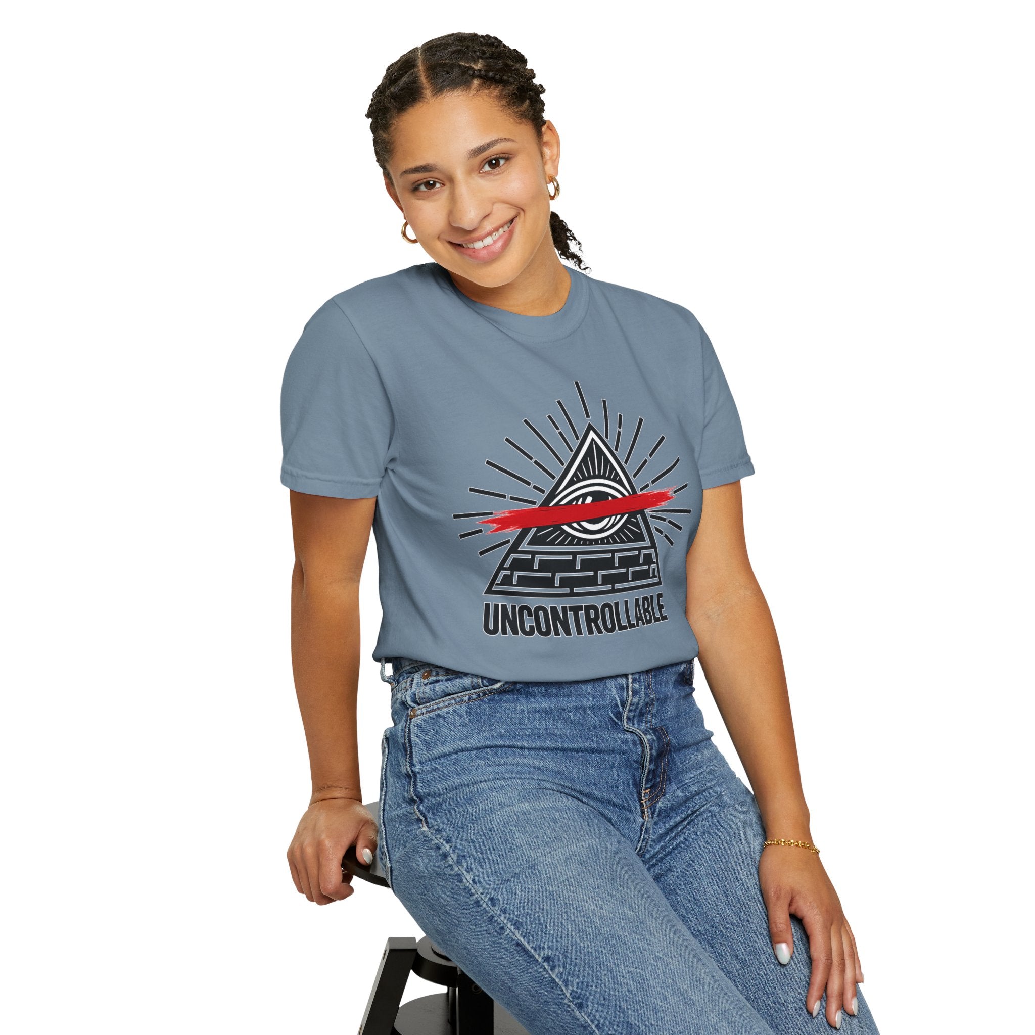 Uncontrollable Pyramid Graphic T-Shirt