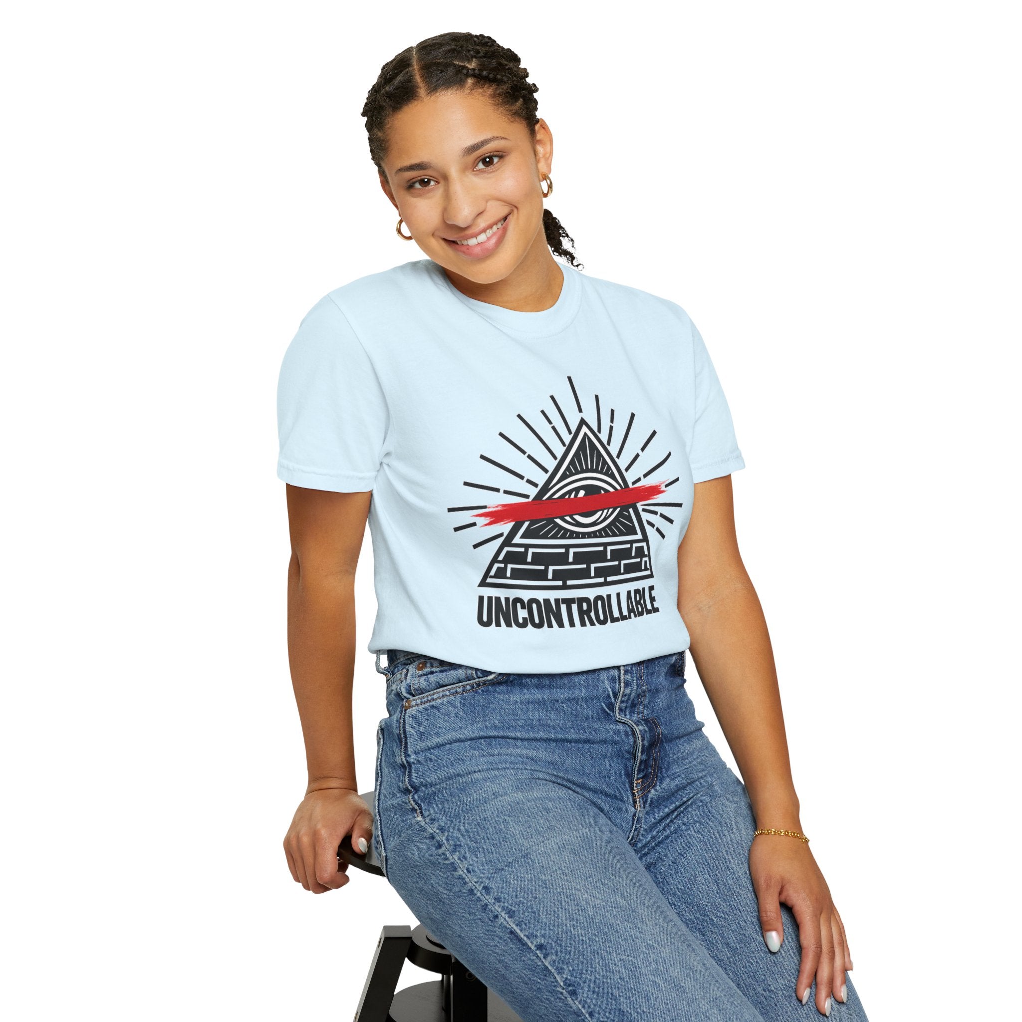 Uncontrollable Pyramid Graphic T-Shirt