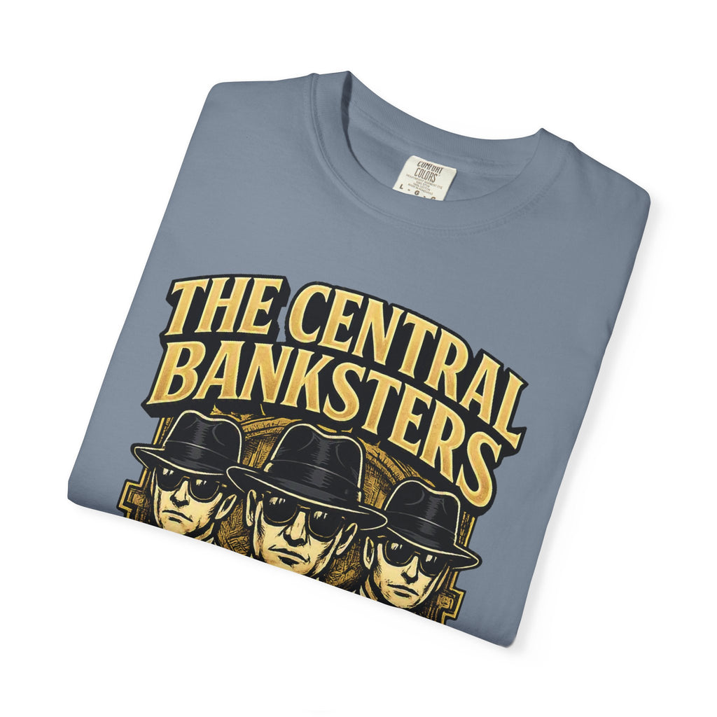 The Central Banksters Graphic T-Shirt — Retro Mobster Vintage Design
