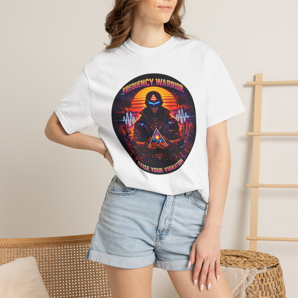 Frequency Warrior — Raise Your Vibration Graphic T-Shirt
