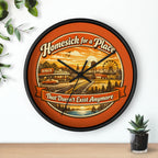 Wall Clock — "Homesick for a Place That Doesn't Exist Anymore" Vintage Nostalgia Clock