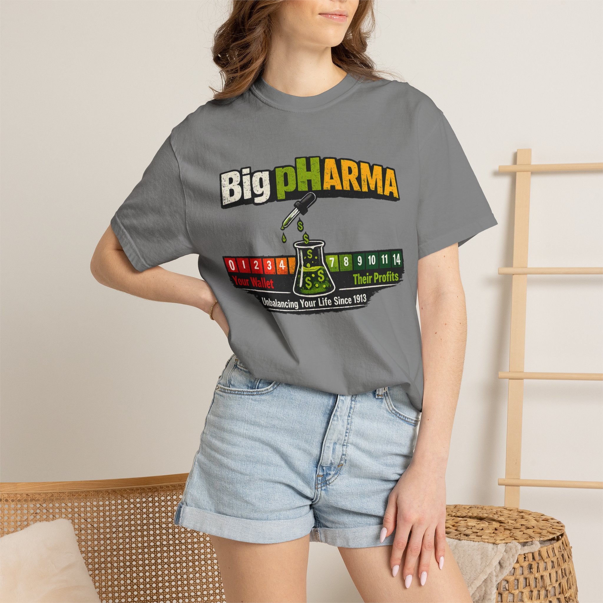 T-Shirt — "Big pHARMA: The Reaction They Don't Want You to See" Graphic Tee