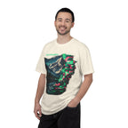 GlitchingOut Mountain Landscape T-Shirt — Retro Glitch Nature Graphic Tee