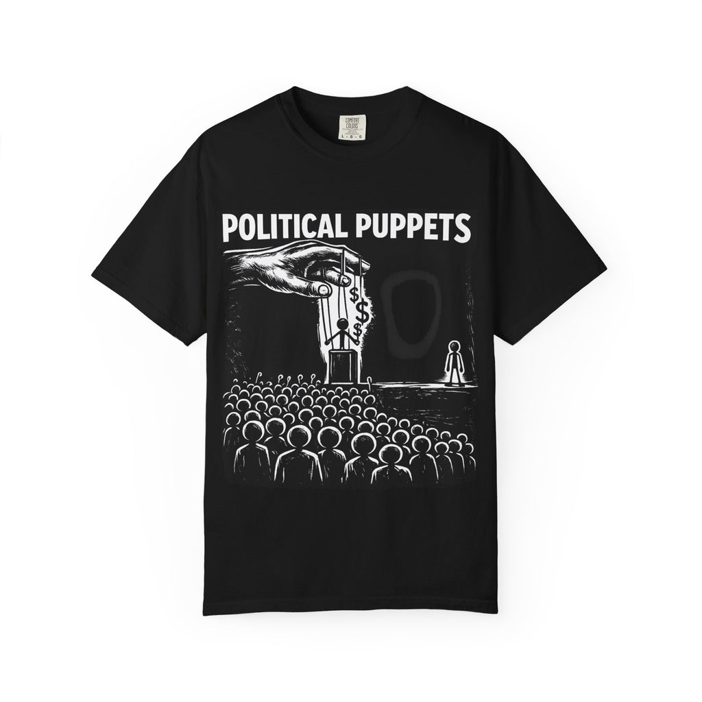 Political Puppets T-Shirt — Anti-Establishment Graphic Tee