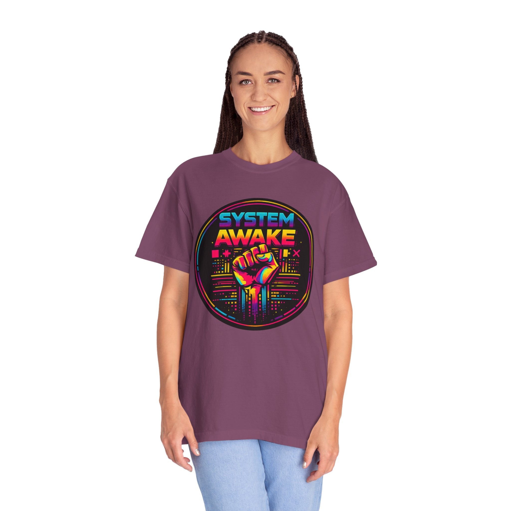 System Awake Retro Fist T-Shirt