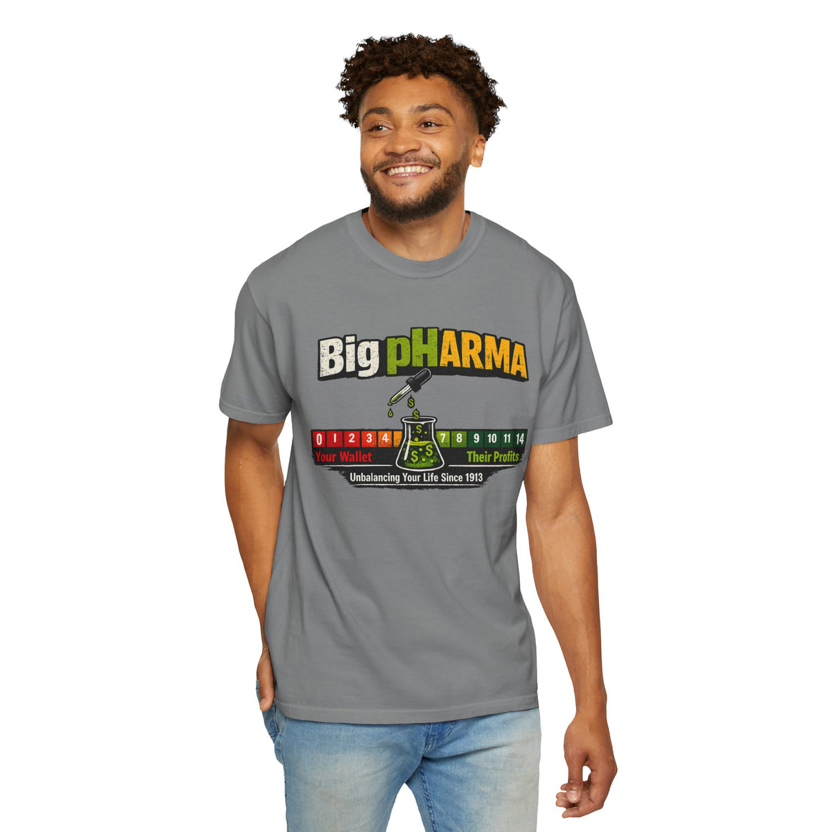 T-Shirt — "Big pHARMA: The Reaction They Don't Want You to See" Graphic Tee