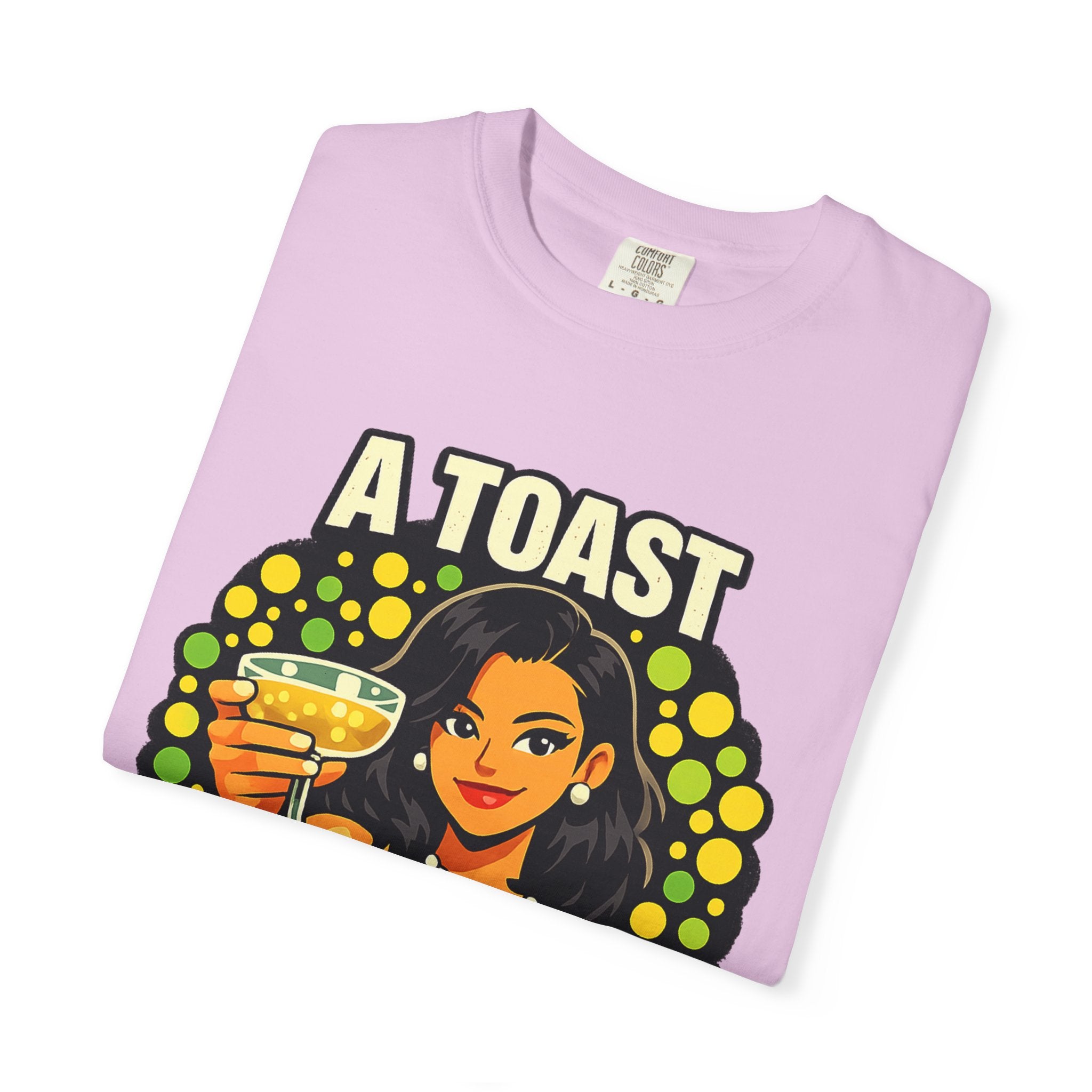 Vintage 'A Toast to All the Free Thinkers' Graphic T-Shirt