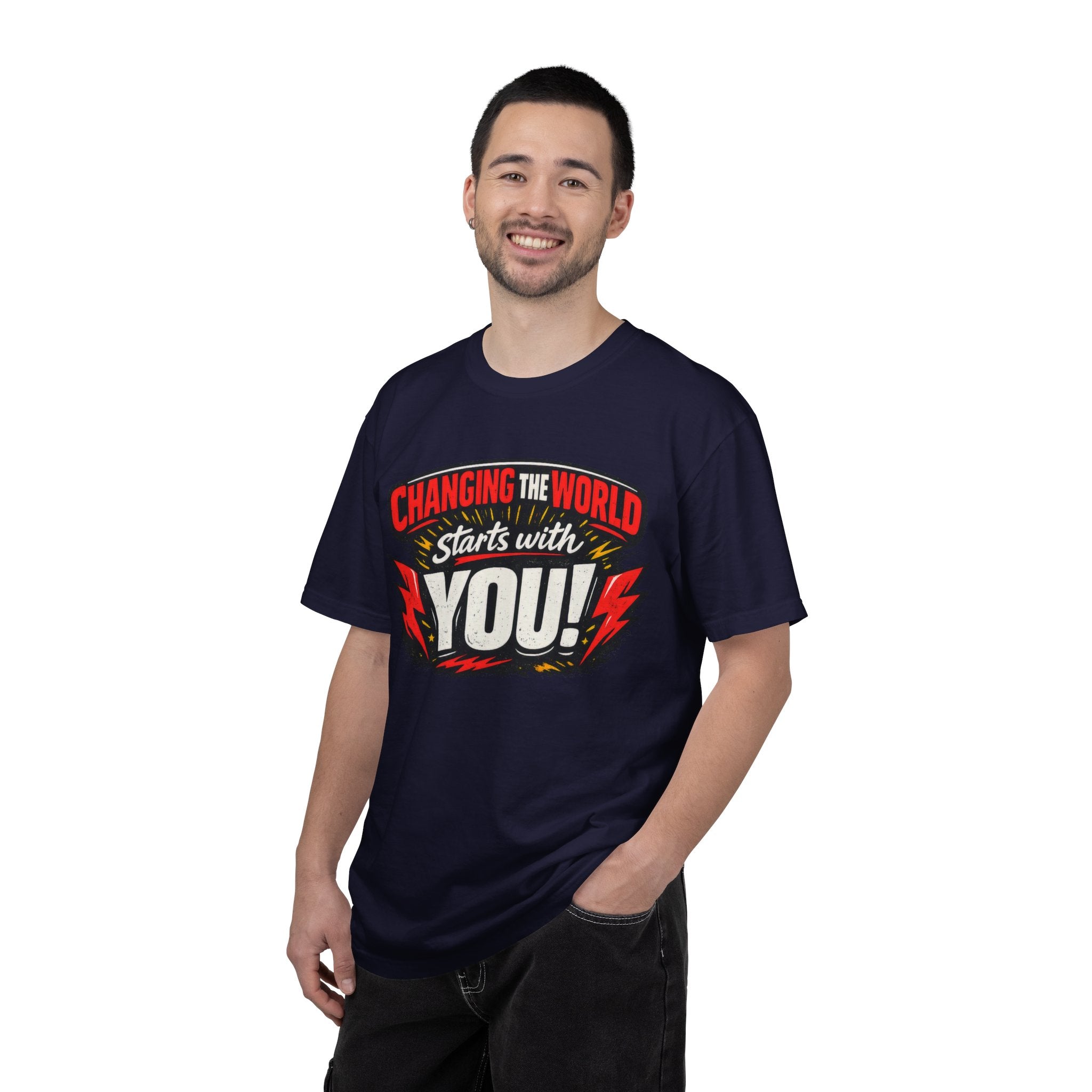 "Changing the World Starts with You" Motivational T-shirt