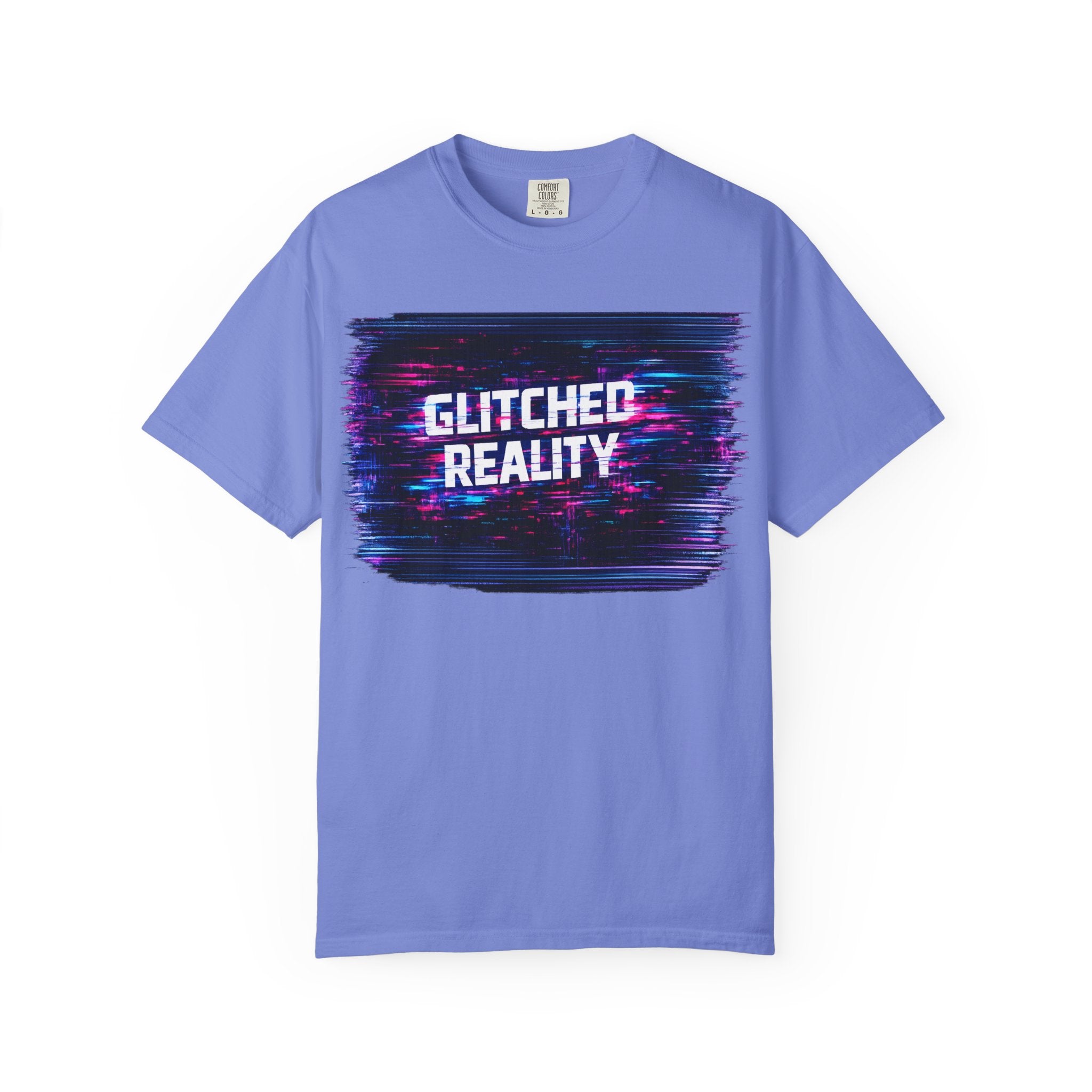 Glitched Reality V2 T‑Shirt — Retro Cyberpunk Digital Distortion Tee