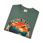 Trying to Live Free in Peace Vintage Mountain T-Shirt