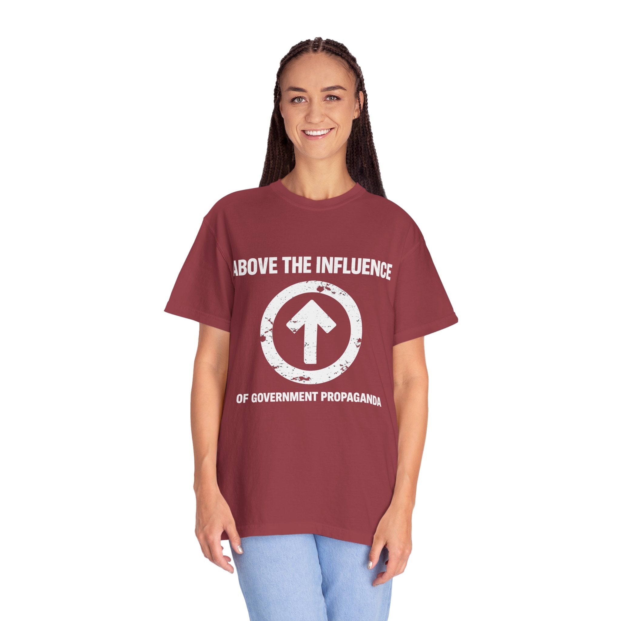 Above The Influence T-Shirt — Anti-Propaganda Graphic Tee