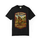 "Living Without the NWO" Gardening Vintage Graphic T-Shirt