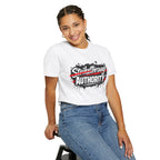 T-Shirt — “Strikethrough Authority” Graphic Tee | Bold Streetwear Protest Design