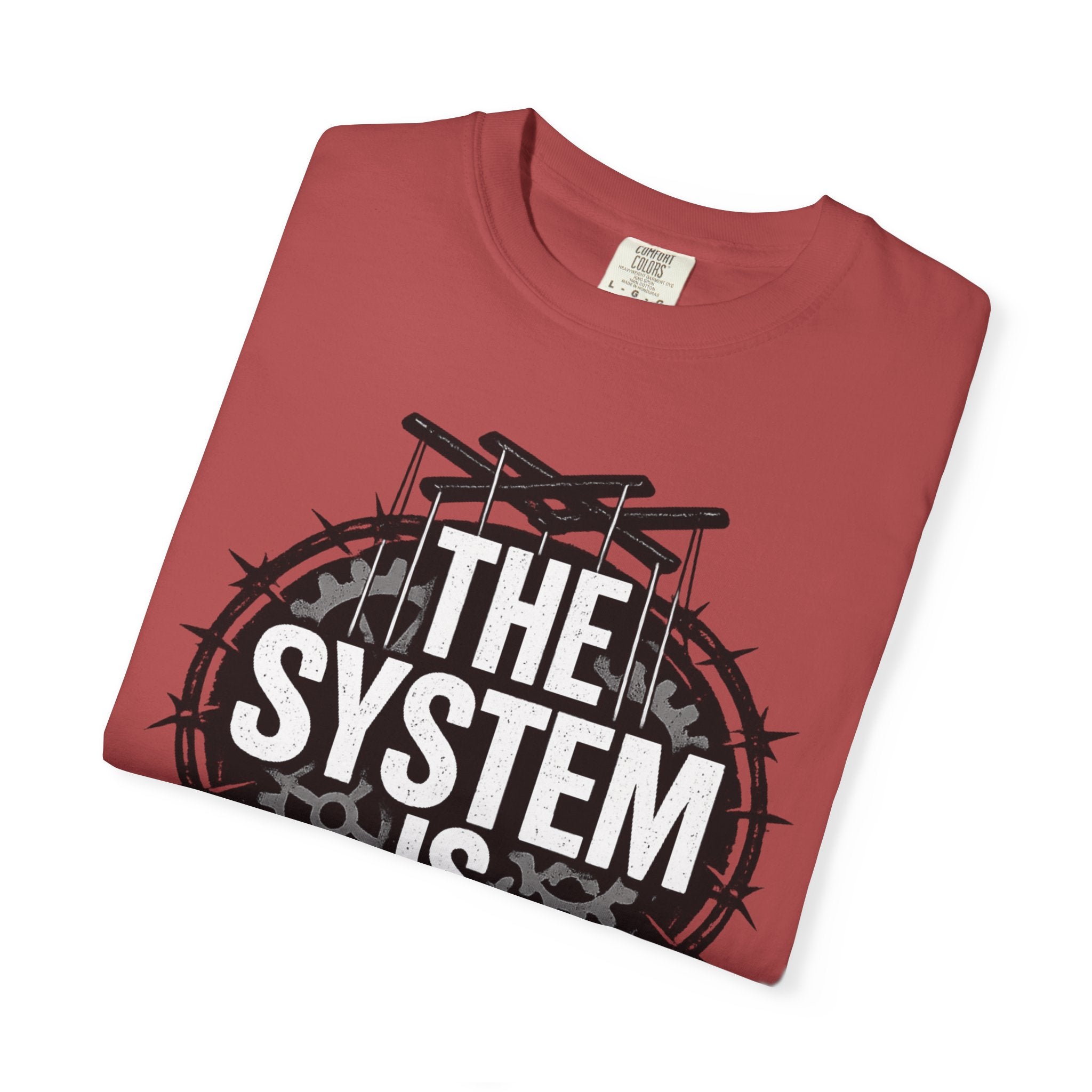 The System Is Rigged T-Shirt — Political Protest Graphic Tee